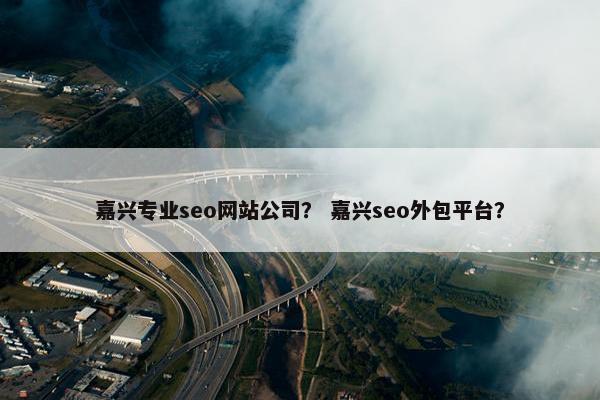 嘉兴专业seo网站公司？ 嘉兴seo外包平台？