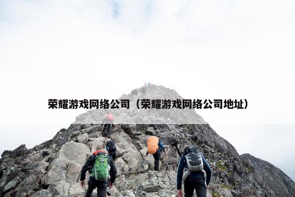 荣耀游戏网络公司（荣耀游戏网络公司地址）