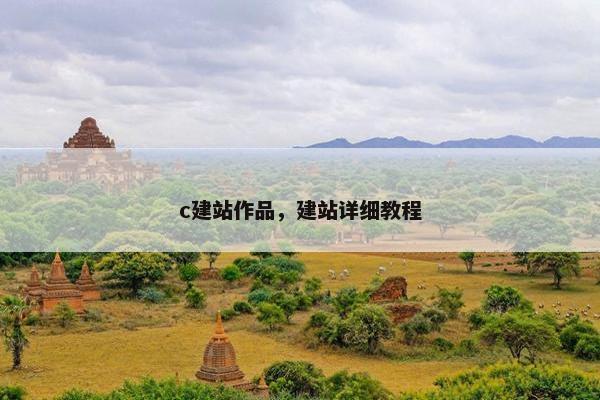 c建站作品，建站详细教程