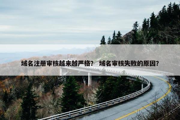 域名注册审核越来越严格？ 域名审核失败的原因？
