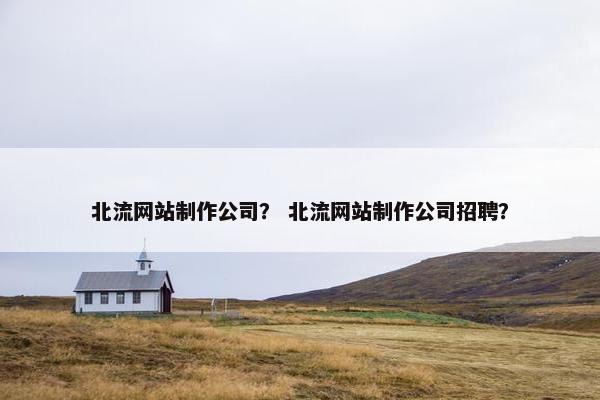 北流网站制作公司？ 北流网站制作公司招聘？