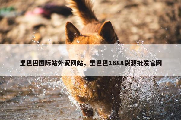 里巴巴国际站外贸网站，里巴巴1688货源批发官网