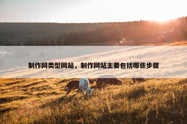 制作网类型网站，制作网站主要包括哪些步骤