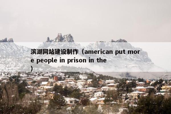滨湖网站建设制作（american put more people in prison in the）