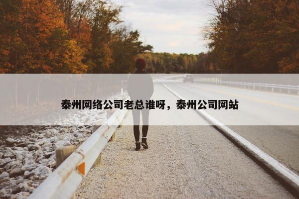 泰州网络公司老总谁呀，泰州公司网站