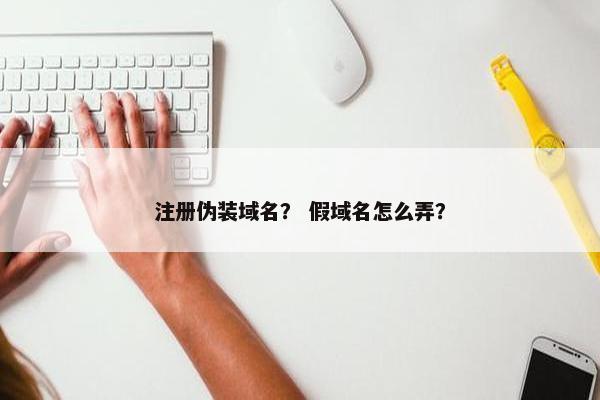 注册伪装域名？ 假域名怎么弄？