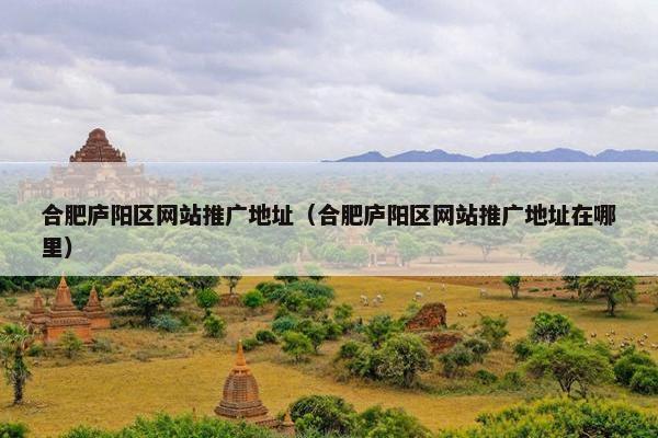 合肥庐阳区网站推广地址（合肥庐阳区网站推广地址在哪里）