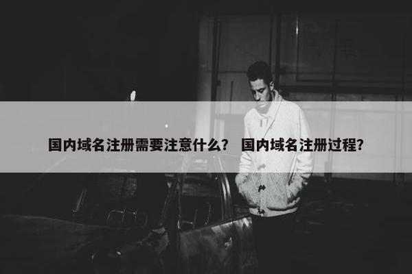 国内域名注册需要注意什么？ 国内域名注册过程？