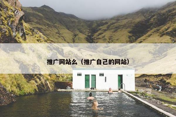 推广网站么（推广自己的网站）
