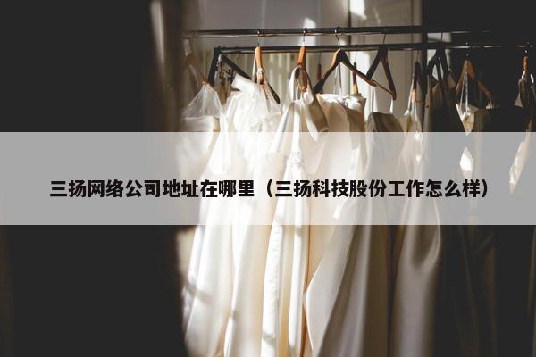 三扬网络公司地址在哪里（三扬科技股份工作怎么样）