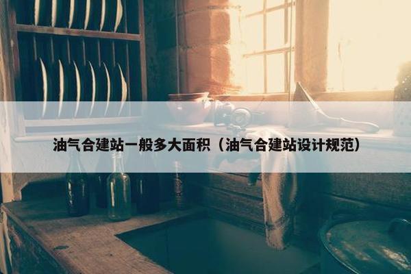 油气合建站一般多大面积（油气合建站设计规范）