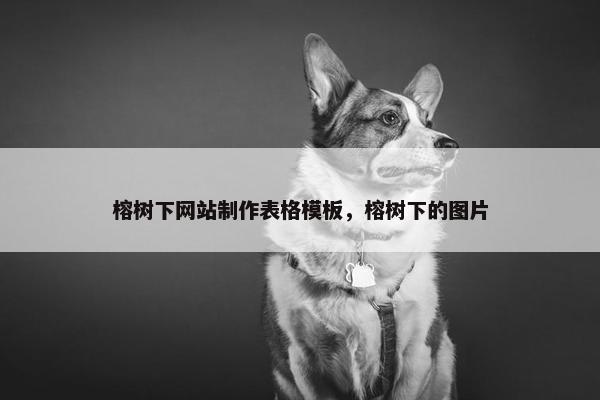 榕树下网站制作表格模板，榕树下的图片