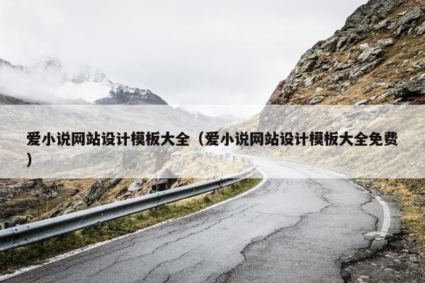 爱小说网站设计模板大全（爱小说网站设计模板大全免费）