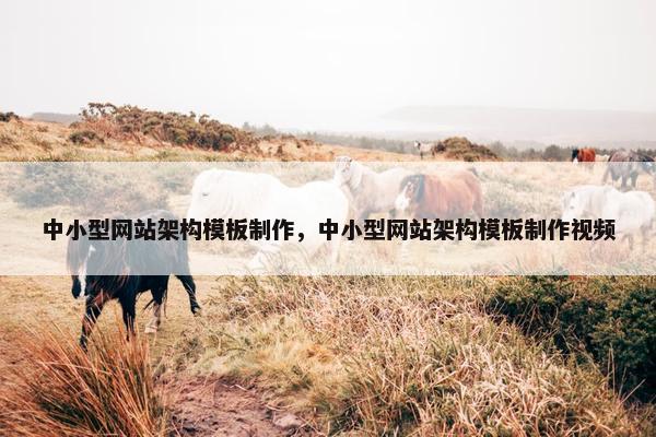 中小型网站架构模板制作，中小型网站架构模板制作视频