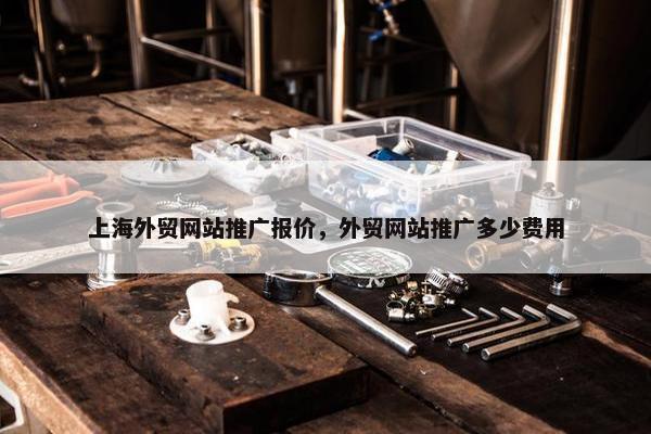上海外贸网站推广报价，外贸网站推广多少费用